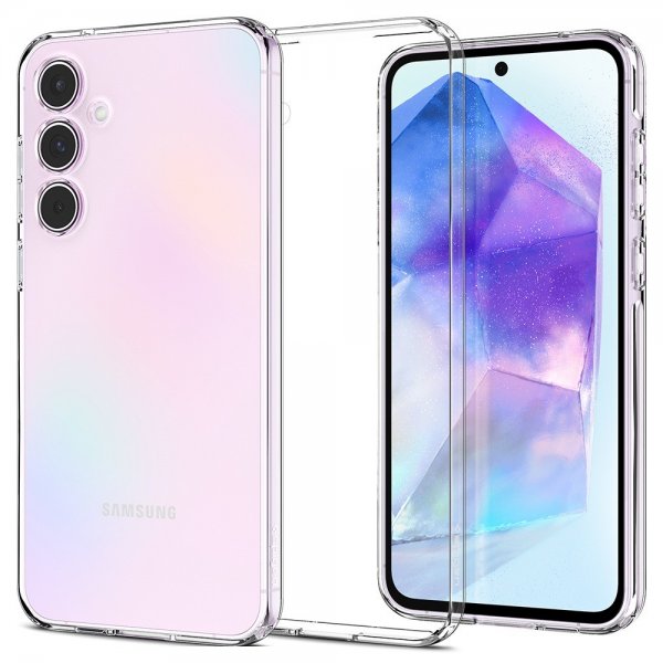 Spigen Samsung Galaxy A55 Deksel Liquid Crystal Crystal Clear