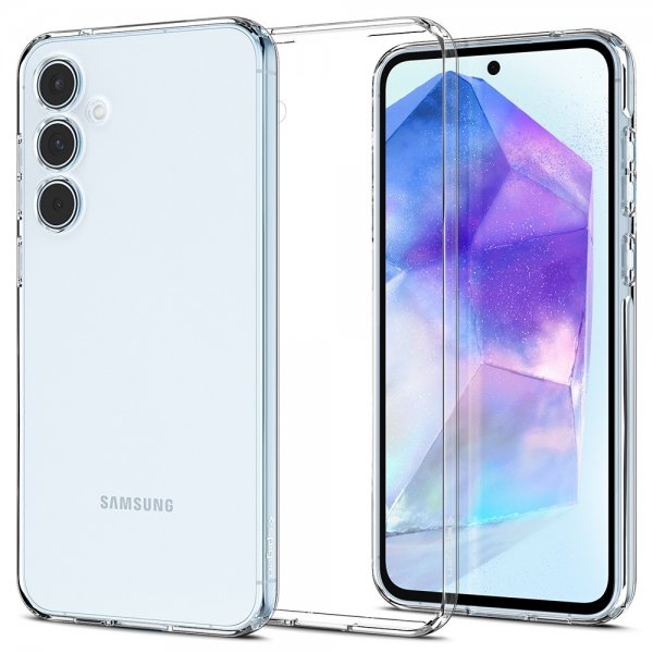 Spigen Samsung Galaxy A55 Deksel Liquid Crystal Crystal Clear
