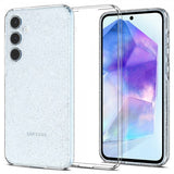 Spigen Samsung Galaxy A55 Deksel Liquid Crystal Glitter Crystal Quartz