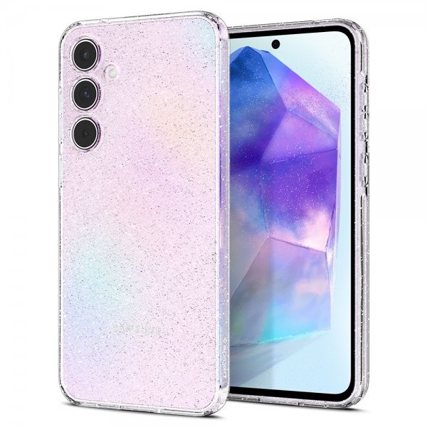 Spigen Samsung Galaxy A55 Deksel Liquid Crystal Glitter Crystal Quartz