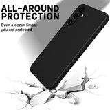 Samsung Galaxy A55 Deksel med Stropp Silikon Svart