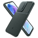 Spigen Samsung Galaxy A55 Deksel Optik Armor Abyss Green