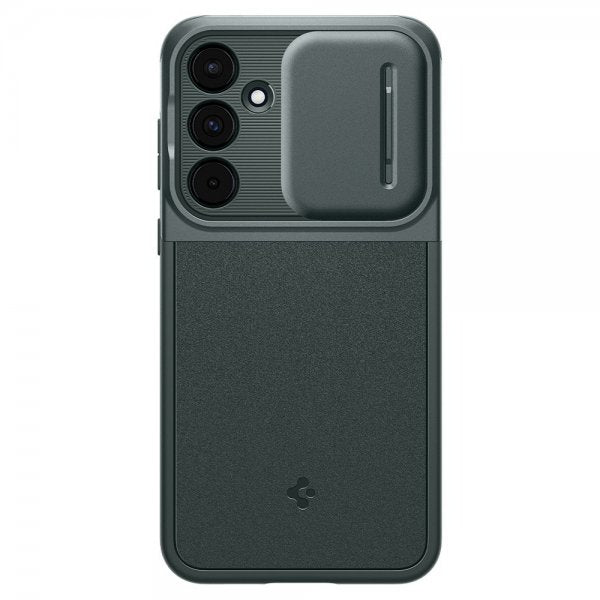 Spigen Samsung Galaxy A55 Deksel Optik Armor Abyss Green