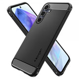 Spigen Samsung Galaxy A55 Deksel Rugged Armor Matte Black