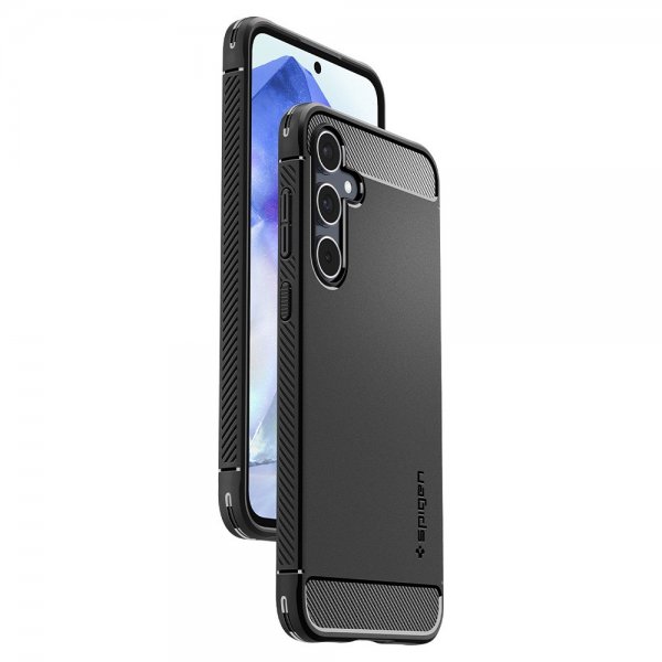 Spigen Samsung Galaxy A55 Deksel Rugged Armor Matte Black