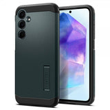 Spigen Samsung Galaxy A55 Deksel Tough Armor Phantom Green