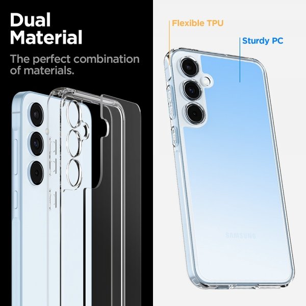Spigen Samsung Galaxy A55 Deksel Ultra Hybrid Crystal Clear