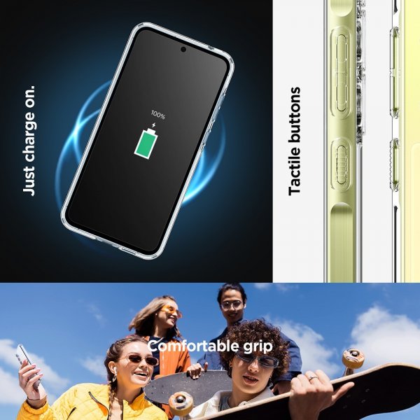 Spigen Samsung Galaxy A55 Deksel Ultra Hybrid Crystal Clear