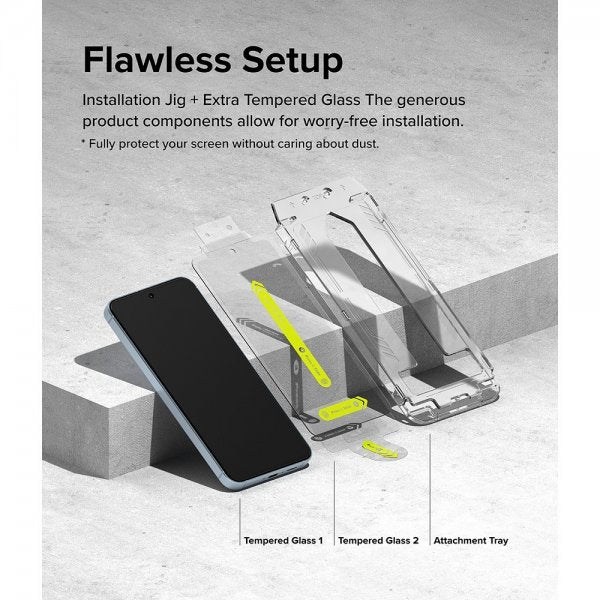 Ringke Samsung Galaxy A55 Skjermbeskytter Easy Slide 2-pakning