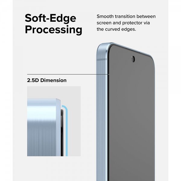 Ringke Samsung Galaxy A55 Skjermbeskytter Easy Slide 2-pakning