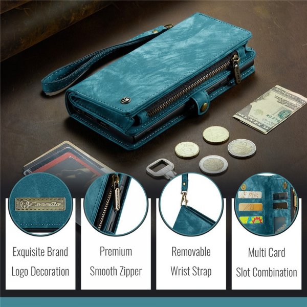 CaseMe Samsung Galaxy A56 Etui 008 Series Avtakbart Deksel Blå