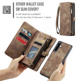 CaseMe Samsung Galaxy A56 Etui 008 Series Avtakbart Deksel Brun