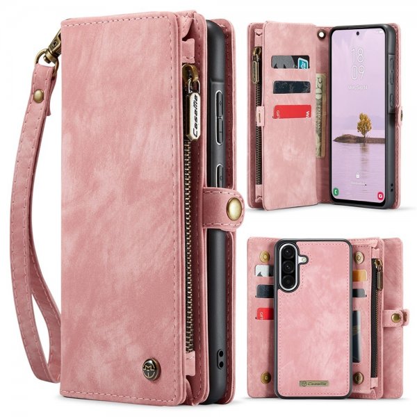 CaseMe Samsung Galaxy A56 Etui 008 Series Avtakbart Deksel Rosa