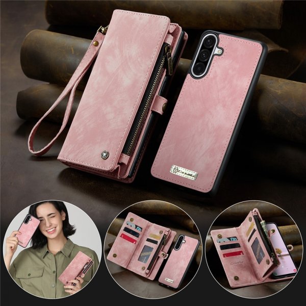CaseMe Samsung Galaxy A56 Etui 008 Series Avtakbart Deksel Rosa