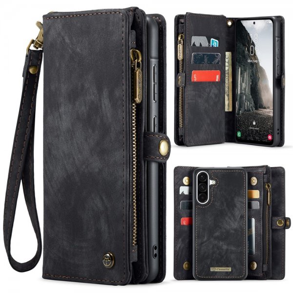 CaseMe Samsung Galaxy A56 Etui 008 Series Avtakbart Deksel Svart
