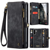 CaseMe Samsung Galaxy A56 Etui 008 Series Avtakbart Deksel Svart