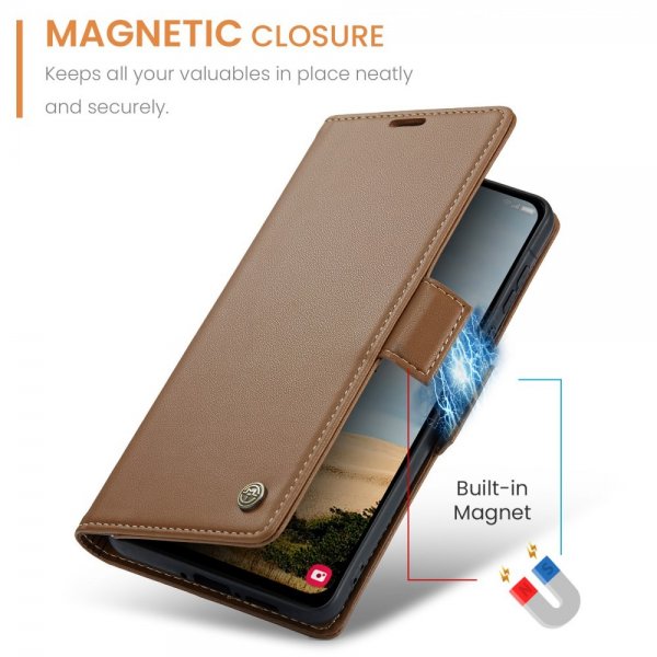 CaseMe Samsung Galaxy A56 Etui 023 Series Brun