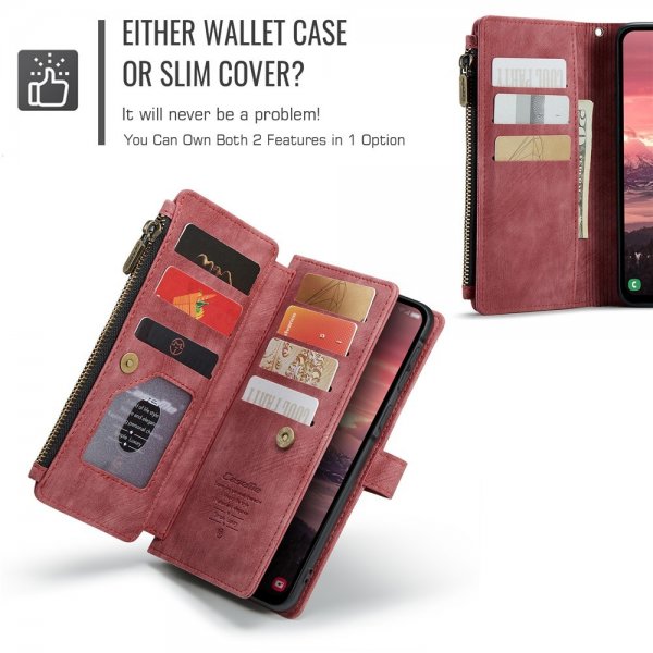 CaseMe Samsung Galaxy A56 Etui C30 Series Rød