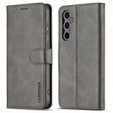 Lc.Imeeke Samsung Galaxy A56 Etui med Kortlomme stativfunksjon Grå