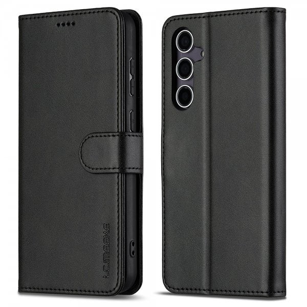 Lc.Imeeke Samsung Galaxy A56 Etui med Kortlomme stativfunksjon Svart