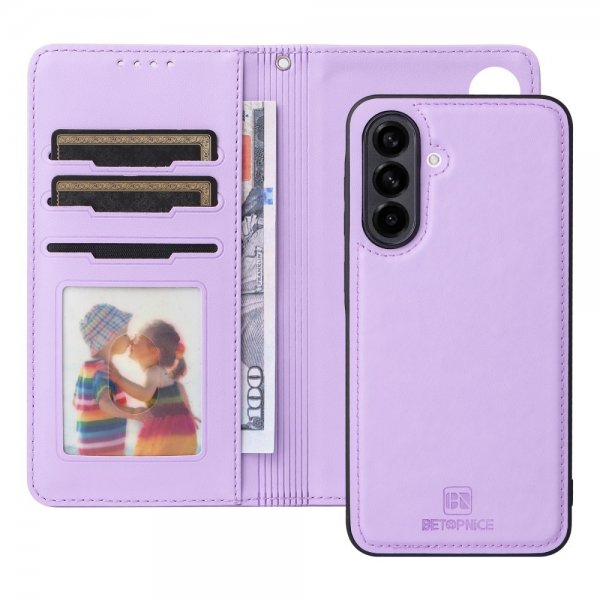 Betopnice Samsung Galaxy A56 Etui Avtagbart Deksel 005 Lilla