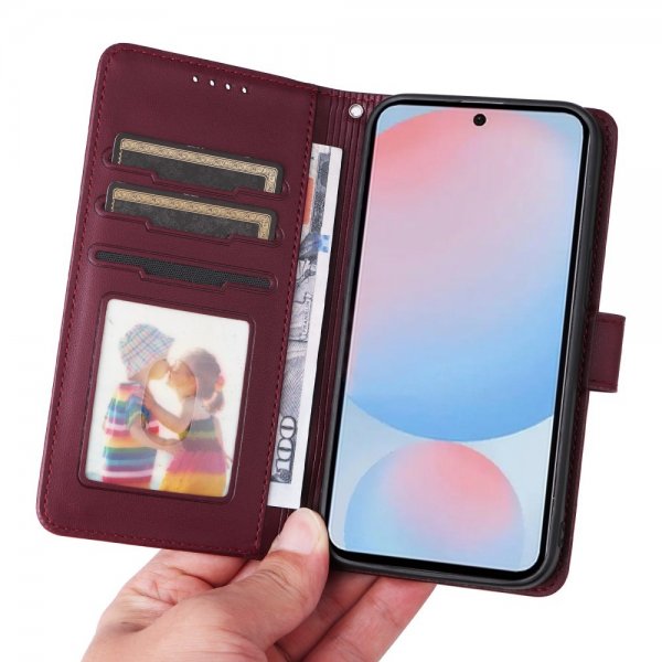 Betopnice Samsung Galaxy A56 Etui Avtagbart Deksel 005 Rød