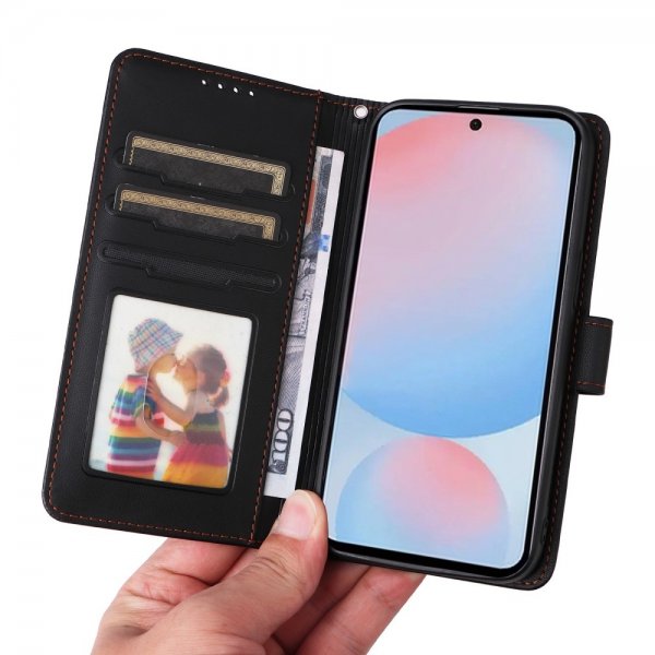 Betopnice Samsung Galaxy A56 Etui Avtagbart Deksel 005 Svart