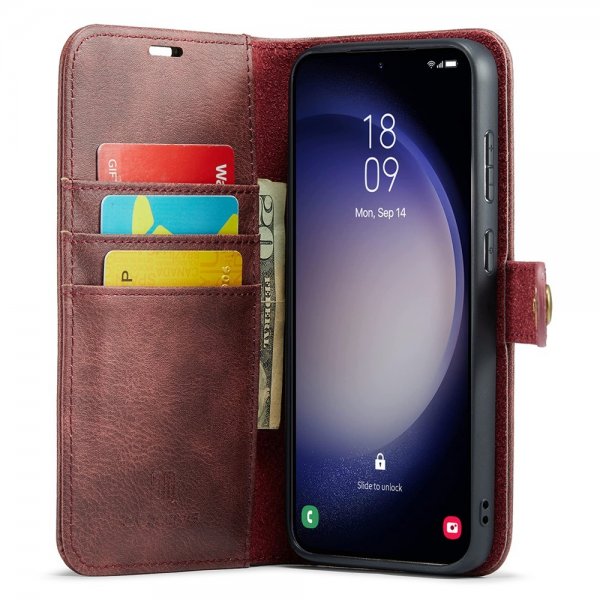 Dg.Ming Samsung Galaxy A56 Etui Avtagbart Deksel Rød