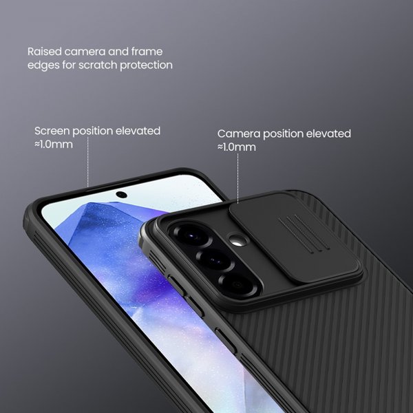 Nillkin Samsung Galaxy A56 Deksel CamShield Pro Svart