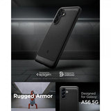 Spigen Samsung Galaxy A56 Deksel Rugged Armor Matte Black
