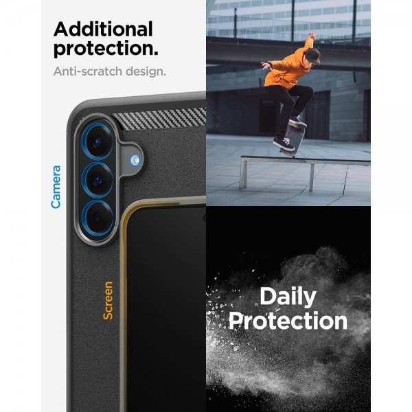 Spigen Samsung Galaxy A56 Deksel Rugged Armor Matte Black