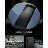 Spigen Samsung Galaxy A56 Deksel Tough Armor Svart