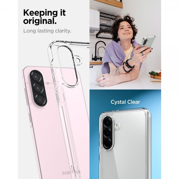 Spigen Samsung Galaxy A56 Deksel Ultra Hybrid Crystal Clear