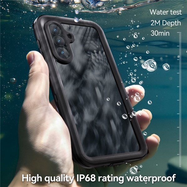 Redpepper Samsung Galaxy A56 Deksel Vanntett IP68 Svart