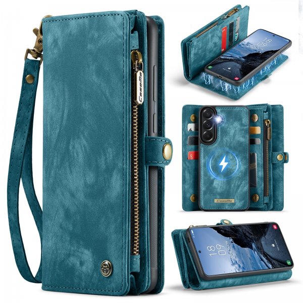 CaseMe Samsung Galaxy A57 Etui 008 Series Avtakbart Deksel Blå