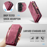 CaseMe Samsung Galaxy A57 Etui 008 Series Avtakbart Deksel Rød