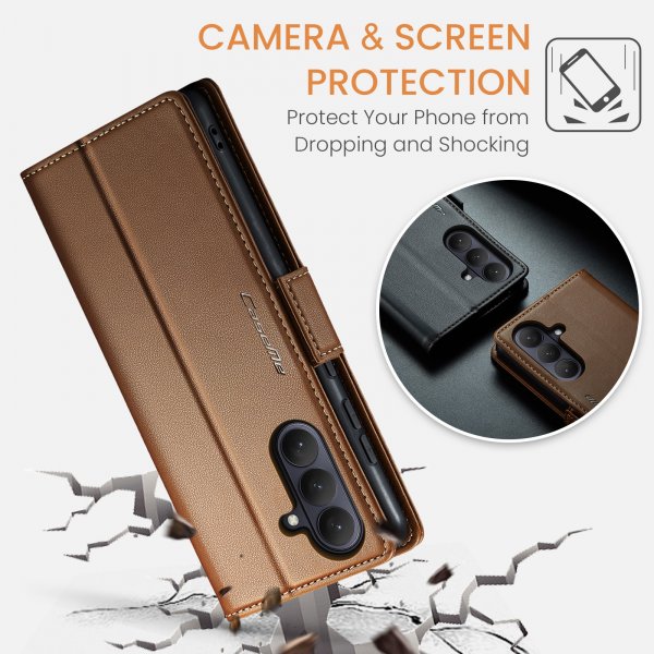 CaseMe Samsung Galaxy A57 Etui 023 Series Brun