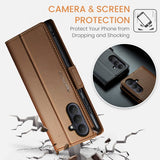 CaseMe Samsung Galaxy A57 Etui 023 Series Brun