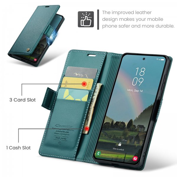 CaseMe Samsung Galaxy A57 Etui 023 Series Grønn