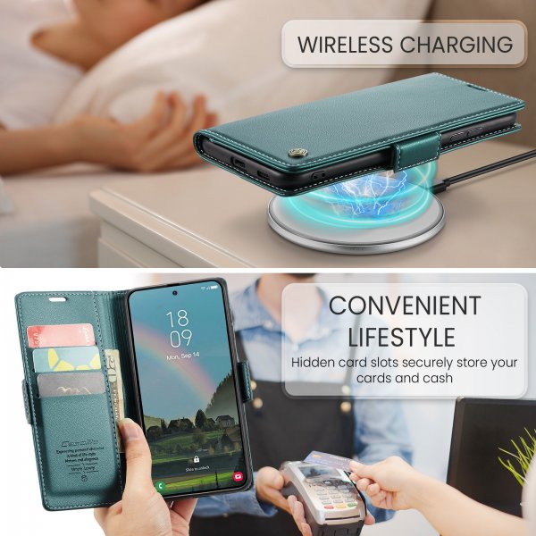 CaseMe Samsung Galaxy A57 Etui 023 Series Grønn