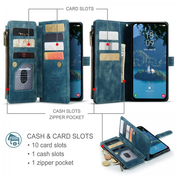 CaseMe Samsung Galaxy A57 Etui C30 Series Blå