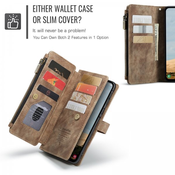 CaseMe Samsung Galaxy A57 Etui C30 Series Brun