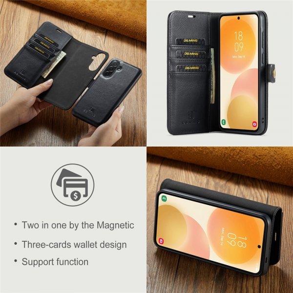 Dg.Ming Samsung Galaxy A57 Etui Avtagbart Deksel Svart