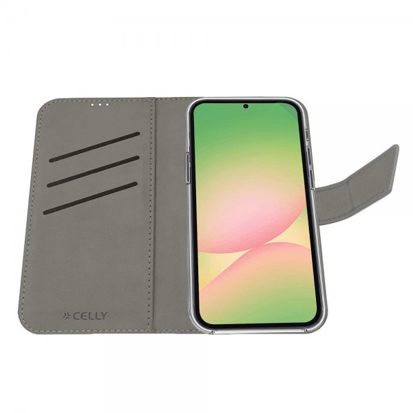 Celly Samsung Galaxy A57 Etui Wally Wallet Case Svart