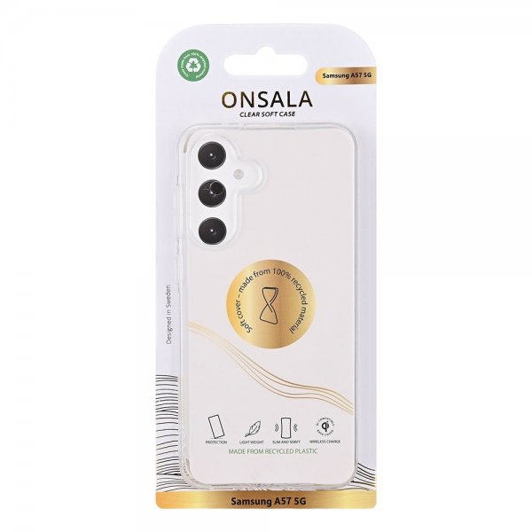 Onsala Samsung Galaxy A57 Deksel Resirkulert TPU Transparent
