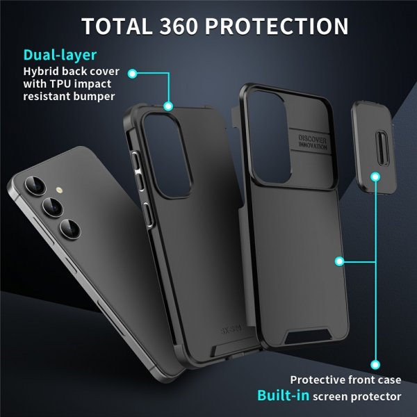 Samsung Galaxy A57 Deksel Camera Slide Svart
