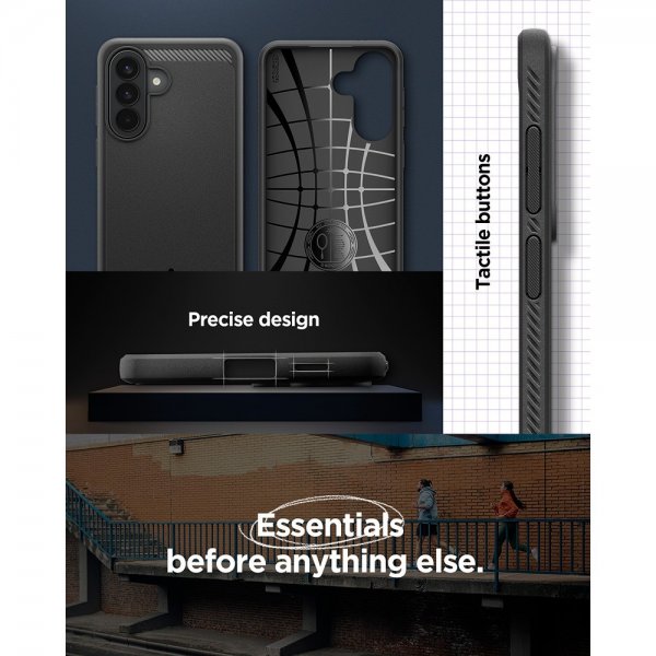 Spigen Samsung Galaxy A57 Deksel Rugged Armor Matte Black