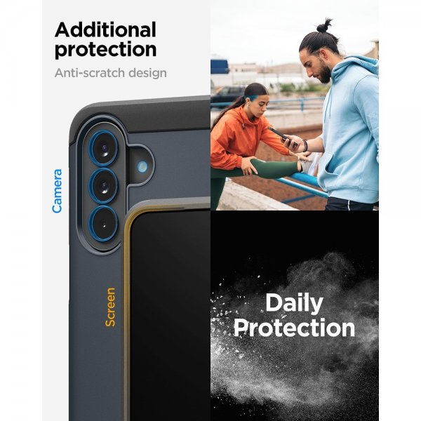 Spigen Samsung Galaxy A57 Deksel Tough Armor Metal Slate