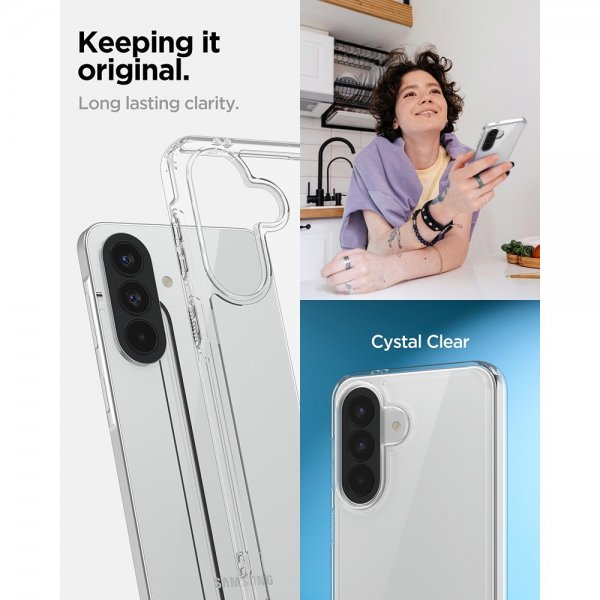 Spigen Samsung Galaxy A57 Deksel Ultra Hybrid Crystal Clear