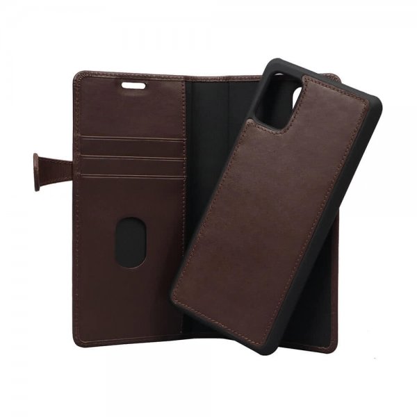 Buffalo Samsung Galaxy A71 Etui Buffalo Löstagbart Deksel Brun